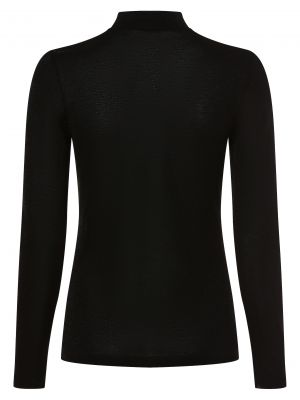 Marškinėliai ilgomis rankovėmis Drykorn juoda