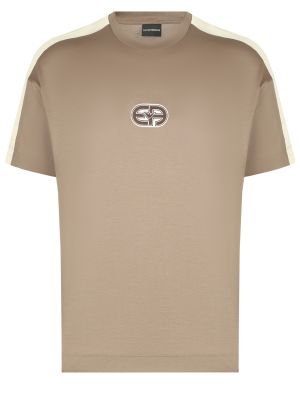Футболка EMPORIO ARMANI коричневая