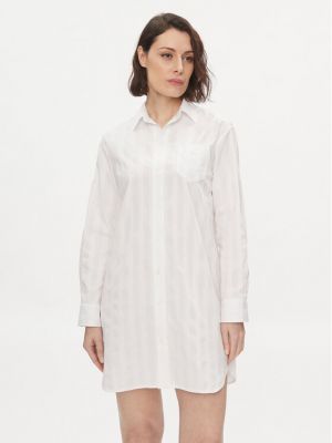 Noční košilka Lauren Ralph Lauren bílá