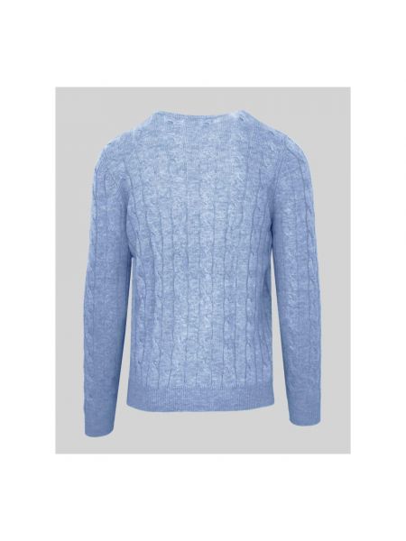 Jersey de lana de cachemir de tela jersey Malo azul