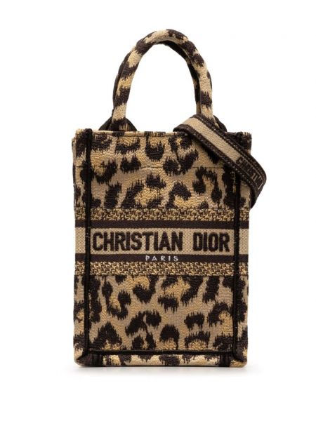Sac cartable Christian Dior Pre-owned marron