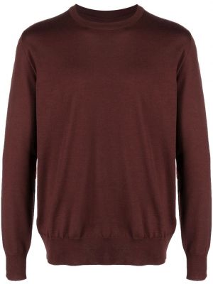 Pull en tricot Jil Sander marron