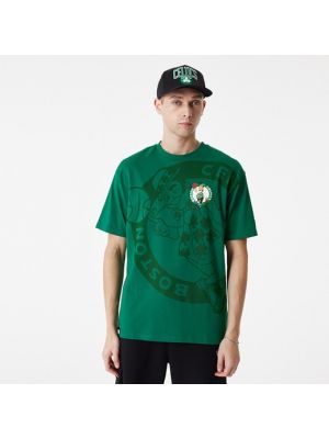 Camiseta deportiva oversized New Era verde