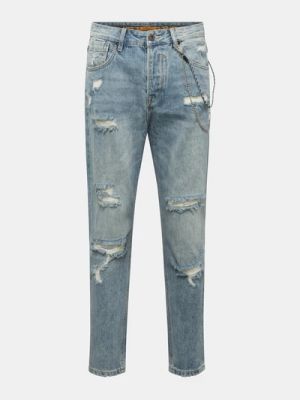 Spodnie bawełniane jeansowe Gianni Lupo