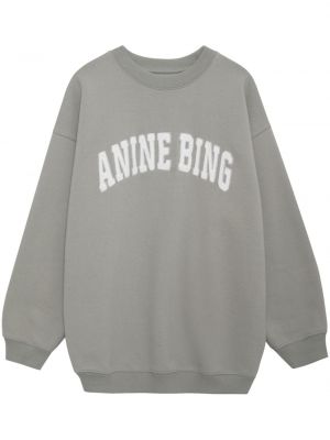 Mikina jersey Anine Bing šedá