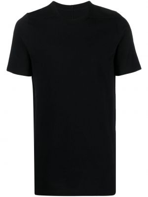 T-shirt a maniche corte con scollo tondo Rick Owens nero