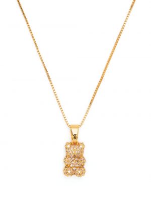 Krištáľový náhrdelník Crystal Haze zlatá