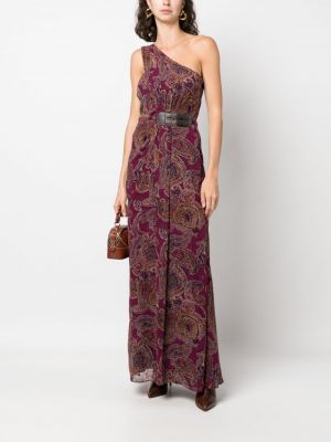 Dlouhé šaty s potiskem s paisley potiskem Lauren Ralph Lauren