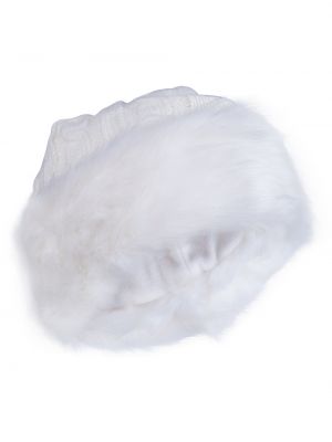 Biała czapka z futerkiem Mountain Warehouse