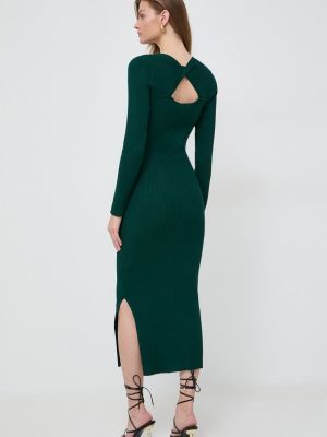 Testhezálló hosszú ruha Morgan zöld