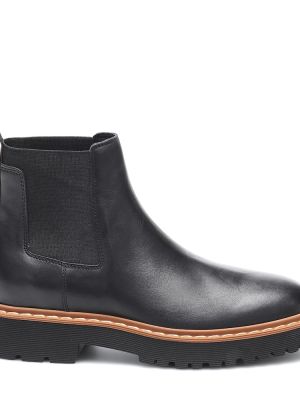 Kožené chelsea boots Hogan čierna