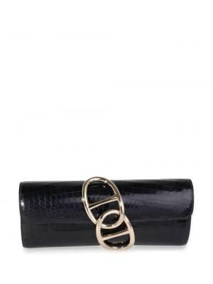 Pisemska torbica Hermès črna