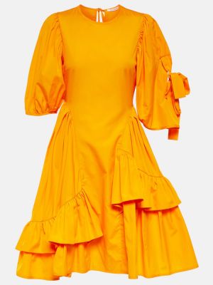 Bavlněné šaty Cecilie Bahnsen oranžové