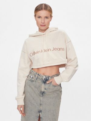 Felpa in pile Calvin Klein Jeans