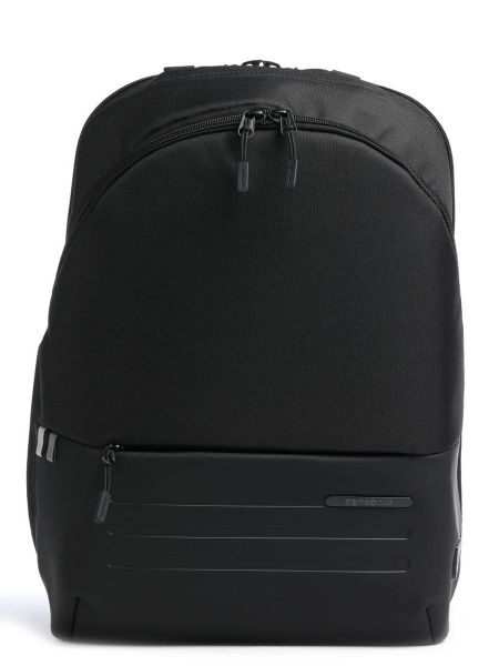 Кожаный рюкзак из искусственной кожи Samsonite черный