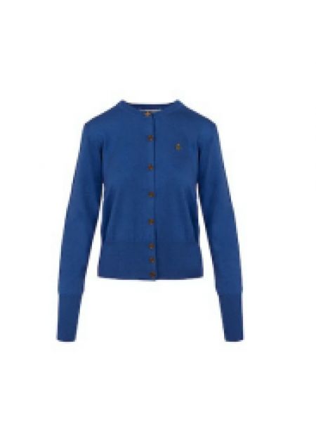 Sweter z kaszmiru Vivienne Westwood niebieski