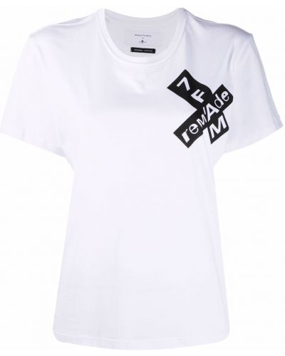 Camiseta con estampado 7 For All Mankind blanco