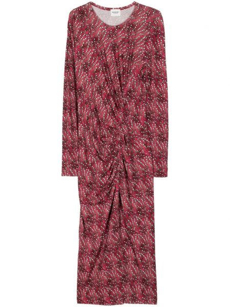 Sukienka z nadrukiem w abstrakcyjne wzory Isabel Marant