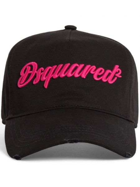 Broderet hat Dsquared2 sort