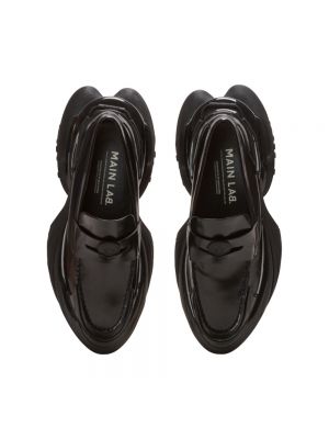 Lakierowane loafers Balmain czarne