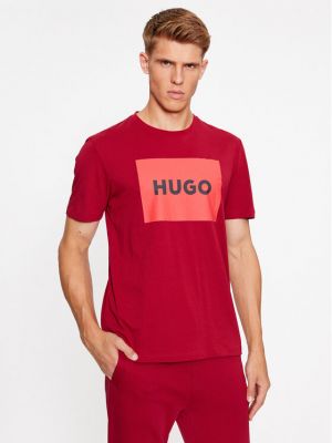 Priliehavé tričko Hugo béžová