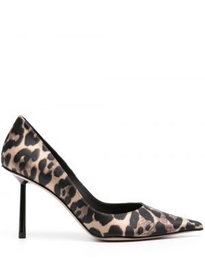 Pantofi cu toc cu imagine cu model leopard Le Silla