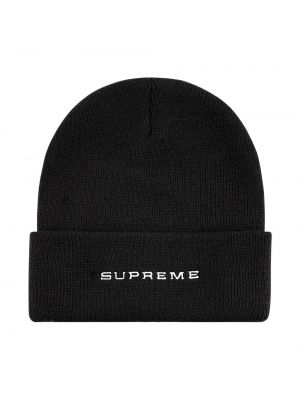 Cepure ar apdruku Supreme melns