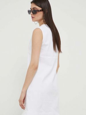 Bílé mini šaty Love Moschino