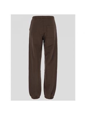 Pantalones de chándal de algodón Sporty & Rich marrón