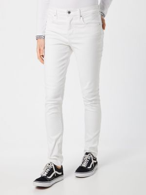 Kõrge vöökohaga kitsa lõikega teksapüksid Levi's® valge