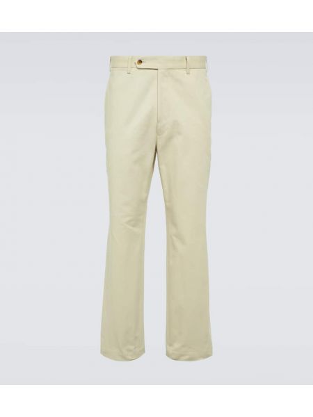 Pantalones chinos de algodón Comme Des Garçons Homme beige