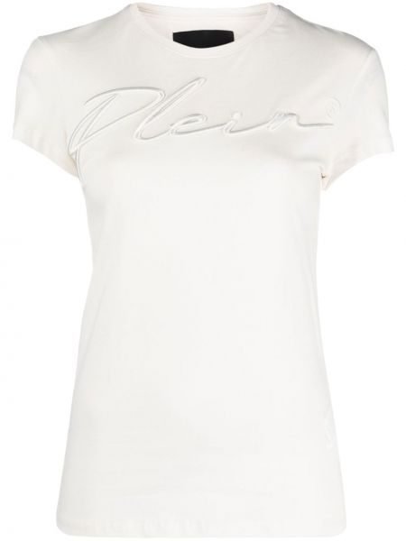 T-shirt ricamato Philipp Plein bianco