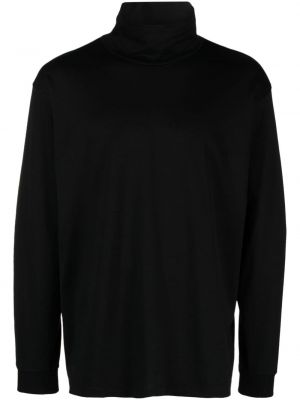 Bombažna majica Auralee črna