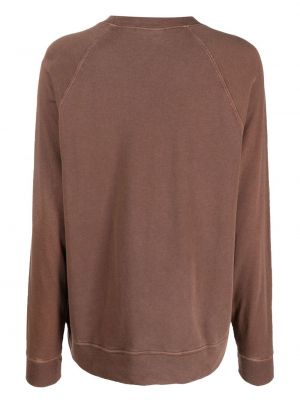 Pull col rond James Perse marron