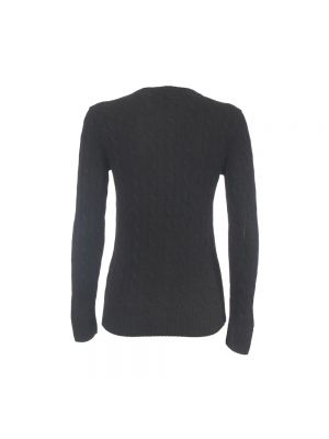 Jersey de lana de cachemir de tela jersey Polo Ralph Lauren negro