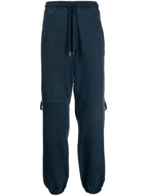Pantaloni sport din bumbac Jacquemus albastru