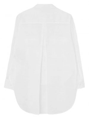 Chemise en coton avec manches longues Yohji Yamamoto blanc