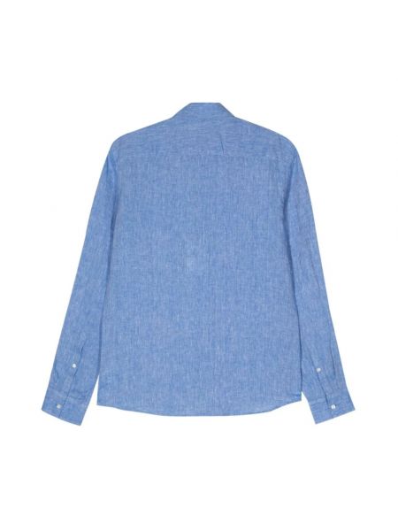 Camisa de lino Michael Kors azul