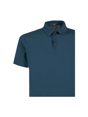 Poloshirt Zanone blau