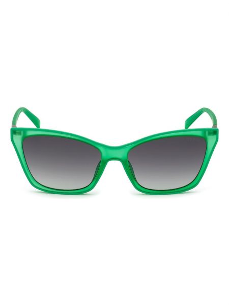 Очки солнцезащитные с градиентом Guess зеленые