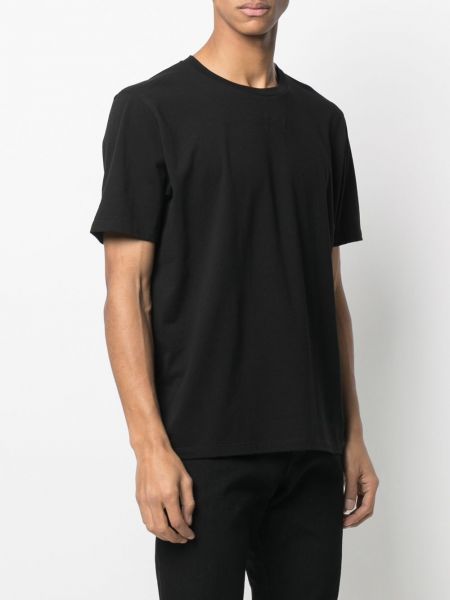 Tričko s kulatým výstřihem Saint Laurent černé