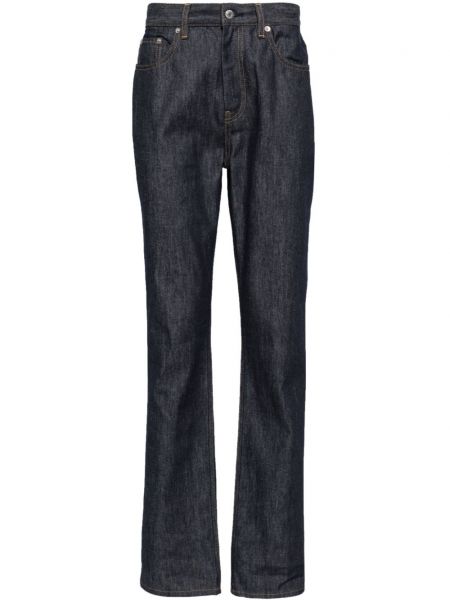 Kõrge vöökohaga sirged teksapüksid Helmut Lang sinine