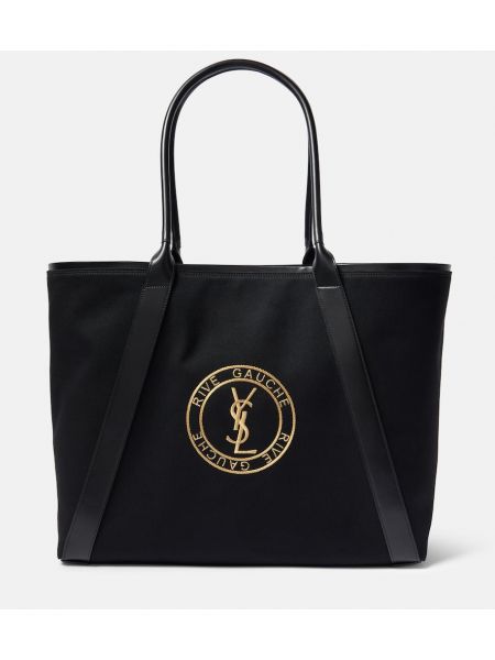 Bavlnená nákupná taška s výšivkou Saint Laurent