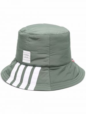 Ватирана шапка Thom Browne зелено