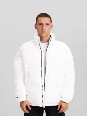 Prijelazna jakna Bershka bijela