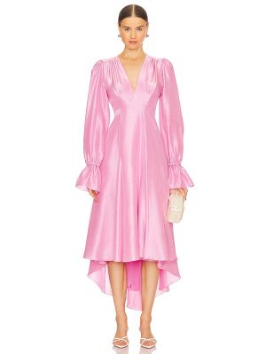 Robe mi-longue Azeeza rose