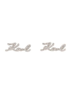 Σκουλαρίκια με διαφανεια Karl Lagerfeld