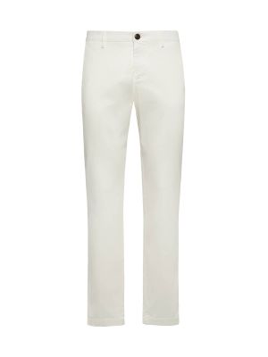 Pantalon chino Boggi Milano blanc
