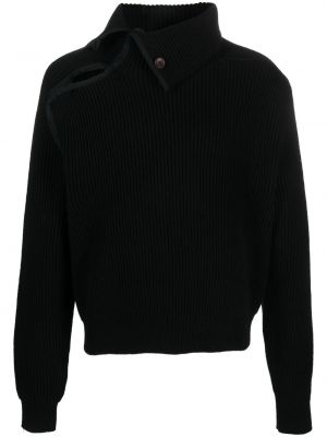 Asimetrični pulover Jacquemus črna