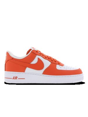 Chaussures de ville en cuir Nike orange